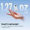 64GB FHD 1080P Mini Body Camera,Wearable Action Body Cam,Thumb Size Hands Free Recording Body Worn Camera,Premium Portable Camcorder (White)