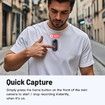 64GB FHD 1080P Mini Body Camera,Wearable Action Body Cam,Thumb Size Hands Free Recording Body Worn Camera,Premium Portable Camcorder (Black)