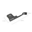 Thumb Grip with Hot Shoe Cover for FUJIFILM X100VI X100V (Black)