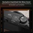 Thumb Grip with Hot Shoe Cover for FUJIFILM X100VI X100V (Black)