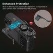 Thumb Grip with Hot Shoe Cover for FUJIFILM X100VI X100V (Black)