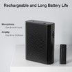 Wireless Voice Amplifier with Wireless Lavalier Lapel Microphone,PA System Portable Speaker Cordless Condenser Recording Mic for Teacher,Streaming