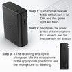 Wireless Voice Amplifier with Wireless Lavalier Lapel Microphone,PA System Portable Speaker Cordless Condenser Recording Mic for Teacher,Streaming