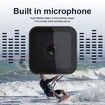 Portable Action Camera Hotspot WiFi Cameras 1080P HD Mini Sport Camera Microphone and Holder for Home Indoor Outdoor
