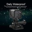 Portable Action Camera Hotspot WiFi Cameras 1080P HD Mini Sport Camera Microphone and Holder for Home Indoor Outdoor