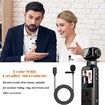 4K Body Camera 64GB with External Microphone,Mini Video Audio Pocket Cam 270 Degree Rotation Camera for Outdoor Sport,Bike,Travel,Police Law Enforcement