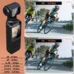 4K Body Camera 64GB with External Microphone,Mini Video Audio Pocket Cam 270 Degree Rotation Camera for Outdoor Sport,Bike,Travel,Police Law Enforcement