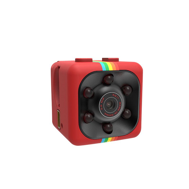 Red HD 1080p Infrared Night Vision Camera Sports & Aerial Photography DV Direct Recording (No Memory Card Included)