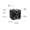 Black HD 1080p Infrared Night Vision Camera Sports & Aerial Photography DV Direct Recording (No Memory Card Included)