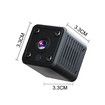 Small Square HD Camera Intelligent Infrared Night Vision Wireless WiFi Security Camera(No Memory Card Included)