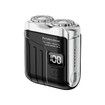 Black Magnetic Electric Shaver Mini Rechargeable Portable Washable Beard Razor for Men Super Clean