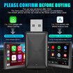 2 in 1 Wireless CarPlay Adapter for Apple iPhone and Android Auto Wireless Adapter Play and Plug Wired to Wireless Carplay