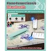 Phomemo M08F Wireless Tattoo Transfer Stencil Printer,Thermal Tattoo Machine with 10pcs Free Stencil Paper,Compatible with Smartphone PC Green