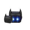 2 Pack Solar Nocturnal Animal Repeller with Flashing Light, Effective Coyote Deterrent for Yard, Farm and Garden