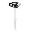 Solar Ultrasonic Animal Repellent Outdoor, Repellent Devices Motion Detection, Waterproof Mouse Repeller Deterrent with LED Lights for Yard Farm Garden
