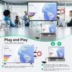 Wireless HDMI Transmitter and Receiver, USB C Wireless HDMI Extender Plug and Play, Support Long Range and 5GHz for Streaming Video Audio from Laptop PC to Projector