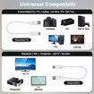 Wireless HDMI Transmitter and Receiver, Wireless HDMI Adapter, 5GHz Wireless HDMI Extender, 1080P Audio Dual Screen Transfer, Support Nefix,YouTube