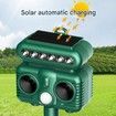Ultrasonic Solar Animal Repellent, Cat Deterrent, Marten Deterrent, Cat Repellent, 5 Modes, Adjustable Frequency, Animal Repellent, Ultrasonic Repellent