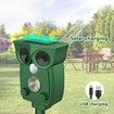 Ultrasonic Animal Repeller, Outdoor Repeller for Animals, Repels Animals Outdoor Such as Cats, Rats, Dogs, Birds, Foxes