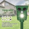 Ultrasonic Animal Repeller, Outdoor Repeller for Animals, Repels Animals Outdoor Such as Cats, Rats, Dogs, Birds, Foxes