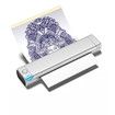Phomemo M08F Wireless Tattoo Transfer Stencil Printer,Thermal Tattoo Machine with 10pcs Free Stencil Paper,Compatible with Smartphone PC Silver