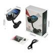 Car Bluetooth Fm Transmitter Flexible Gooseneck Handsfree Call Wireless Music Stereo Audio Player Radio Adapter Car Kit Usb Phone Charger TF Sd Card
