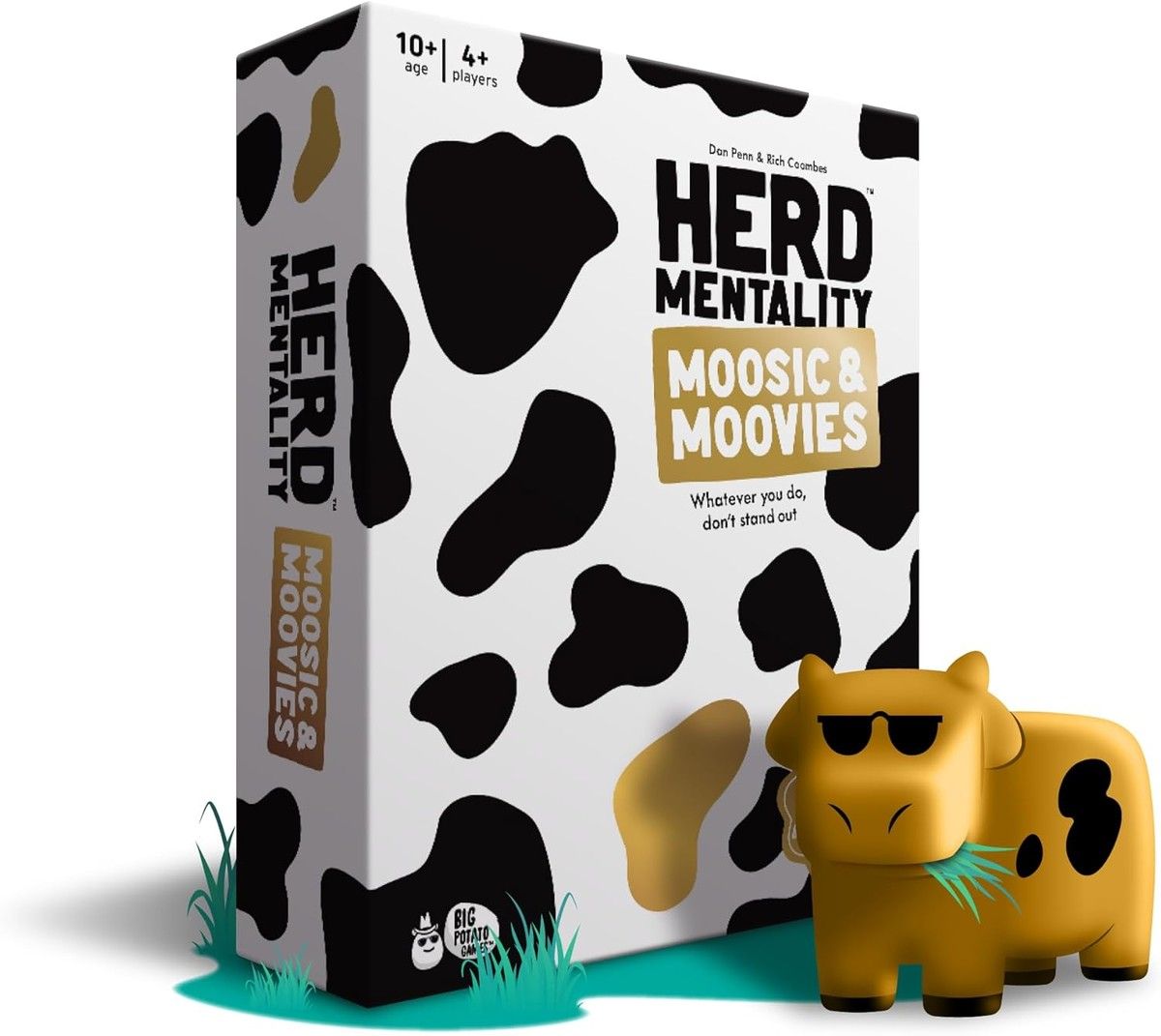 Big Potato Herd Mentality Moovies & Moosic Fun Family Board Game Perfect for Movie & Music Lovers
