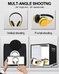 Portable Photo Studio Light Box,Professional Dimmable Shooting Tent Kit with 160 LEDs Lights and 6 Kinds Double-Sided Color Backgrounds (40x40cm)