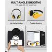 Mini Photo Studio Light Box,Photo Shooting Tent kit,Portable Folding Photography Light Tent,96pcs LED Light and 6 Kinds Double-Sided Color Backgrounds (25x25cm)