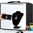 Portable Photo Studio Light Box,Professional Dimmable Shooting Tent Kit with 112 LED Lights and 6 Backdrops (30x30cm)
