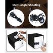 Portable Photo Studio Light Box,Professional Dimmable Shooting Tent Kit with 112 LED Lights and 6 Backdrops (30x30cm)
