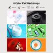 Light Box Photography,Photo Box with 88 High Color Rendering Index LED Lights,6 Color PVC Backdrops,4 Reflection Boards and 1 Diffuser (25x25cm)