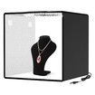 Light Box Photography,Photo Box with 88 High Color Rendering Index LED Lights,6 Color PVC Backdrops,4 Reflection Boards and 1 Diffuser (25x25cm)