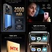 Mini Phone with 4.0 Inch HD Touchscreen, Mini Smartphone 2000mAh Battery Dual SIM with Face ID Kids Cellphone 2GB+16GB Pink
