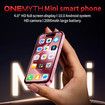 Mini Phone with 4.0 Inch HD Touchscreen, Mini Smartphone 2000mAh Battery Dual SIM with Face ID Kids Cellphone 2GB+16GB Pink