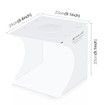 Mini Light Box,Photography Table Top Light Box 20 LED Portable Photo Studio Shooting Tent with 2 Kinds Color Backdrops (24x23x23cm)