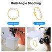 Mini Light Box,Photography Table Top Light Box 20 LED Portable Photo Studio Shooting Tent with 2 Kinds Color Backdrops (24x23x23cm)