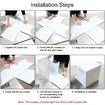 Mini Light Box,Photography Table Top Light Box 20 LED Portable Photo Studio Shooting Tent with 2 Kinds Color Backdrops (24x23x23cm)