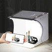 Mini Light Box,Photography Table Top Light Box 20 LED Portable Photo Studio Shooting Tent with 2 Kinds Color Backdrops (24x23x23cm)