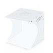 Mini Light Box,Photography Table Top Light Box 20 LED Portable Photo Studio Shooting Tent with 2 Kinds Color Backdrops (24x23x23cm)