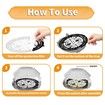 Flea Traps for Inside Your Home with Light,Flea Light Trap for Bug USB Charing Insect Pest Control Traps for Kitchen,Living Room,Balcony and Bedroom