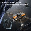 5G GPS Drone With 4.5inch Foldable Screen Dual WIFI Pro Aerial Camera Medium Size Gimbal Gift Birthday Christmas Present