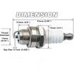 3pcs BPMR7A L7T Spark Plugs BPM7A RCJ6Y RCJ7Y Sparkplugs for 2 Stroke Small Engine Husqvarna Stihl MS290 021 023 024 025 026, etc