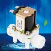 Inlet Feed Water Solenoid Valve, DC 12V Plastic Electric Solenoid Switch Shut Off G1/2 Quick Connect Magnetic Air Normally Closed Tools