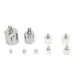 17 Pcs Calibration Weights Set, 10mg 100g Grams Weights Calibration, Precision Stainless Steel Calibration Weight Kit