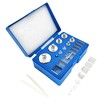 17 Pcs Calibration Weights Set, 10mg 100g Grams Weights Calibration, Precision Stainless Steel Calibration Weight Kit