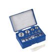 17 Pcs Calibration Weights Set, 10mg 100g Grams Weights Calibration, Precision Stainless Steel Calibration Weight Kit