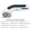 Cordless Electric Scissors,Rotary Cutter with Safety Lock,Rechargeable Cardboard Cutter,Shears Cutting Tool for Cardboard Fabric Leather Carpet