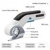 Cordless Electric Scissors,Rotary Cutter with Safety Lock,Rechargeable Cardboard Cutter,Shears Cutting Tool for Cardboard Fabric Leather Carpet
