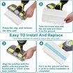10 PCS Disposable Mop Pads Compatible with Shark Vacmop VM252 VM250 VM200 VM190 Mop Pad Refills for Shark VM252